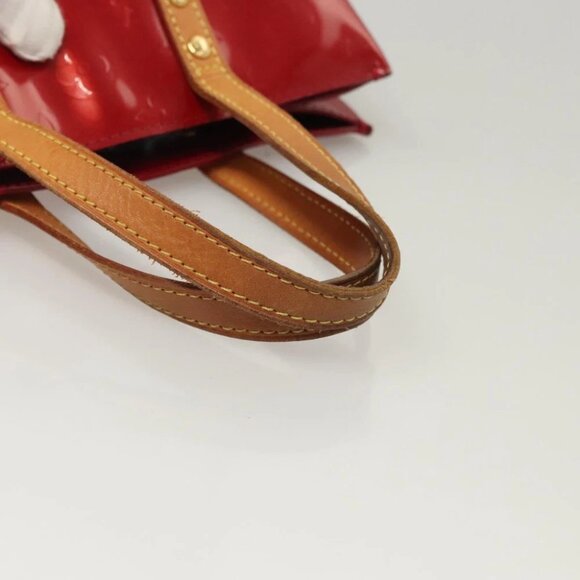 LOUIS VUITTON Monogram Vernis Reade PM Hand Bag Pomme D'amour M91990 Auth BA1427 - Picture 8 of 14
